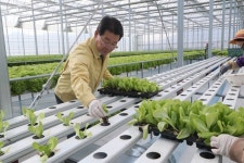 권익현 부안군수, 스마트팜 시설하우스 재배농가 방문