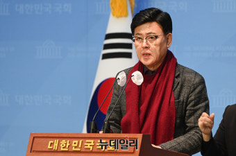 [포토] '국립경찰병원 아산건립 예타면제' 촉구하는 이명수 국민의힘 의원