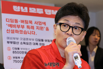 [포토] '청년 모두 행복' 간담회, 발언하는 한동훈 위원장