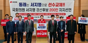 서지영, 김희곤에 