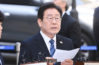 이재명, 총선 하루 앞두고 법원 무대로 지지 호소 … 