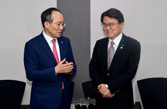 [포토] 환담 나누는 추경호·황운하