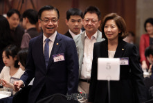 [포토] 뉴데일리 퓨처코리아 포럼, 입장하는 최상목-나경원