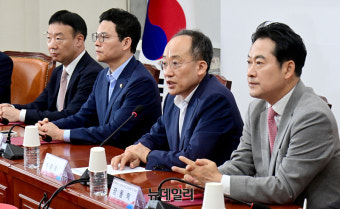 [포토] 사기탄핵 공작 진상규명 TF서 발언하는 추경호