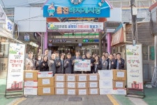 한울본부, 울진바지게시장 설맞이 장보기 행사 시행