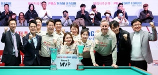 SK렌터카, 창단 5년만에 PBA 팀리그 정규리그 1위 … 캡틴 강동궁 아직 꿈만 같다
