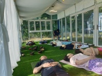 “좌구산 숲명상의집에서 ‘싱잉볼 명상 프로그램’ 체험하세요”