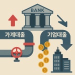 ‘닫힌 가계, 열린 기업’ … 은행 돈, 기업·자산가에만 흐른다