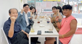 경상원, 파주금촌문화로시장서 생애 첫 창업 청년상인 격려