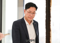 [포토] 롯데 VCM 참석하는 주우현 롯데케미칼 첨단소재사업 대표