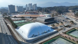 양양군, 족구·풋살 겸용 에어돔 2월 말 준공