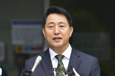 [포토] 1심선고 입장 밝히는 오세훈 서울시장