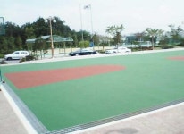 ‘안전블럭’으로 재탄생한 ‘폐타이어 고무블럭’