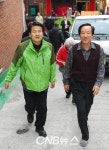 정동영 후보, 경노당 방문