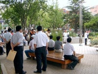 서울 구로구청 행정횡포 규탄하는 촛불문화재 열려.
