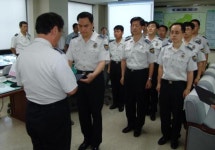 수원중부署 인사발령 신고식 가져..