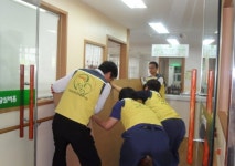 [부울]한전KPS, 기장실버홈에 후원물품 전달