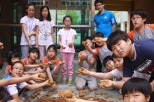 [부울]양산시 황산초등학교 하천살리기 흙공행사
