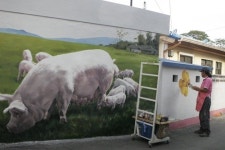 [부산경남]북구농소1동, 이색재미 해피마을 만들기 벽화 사업