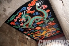 [포토]숭례문 복구 현장의 홍예천장