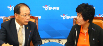 황우여, 부산저축은행 비대위원장 면담