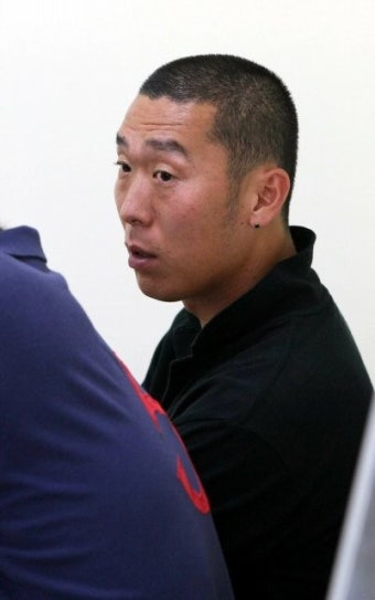 <포토>정수근의 근심스런 표정