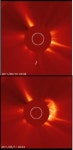 태양 속 혜성 폭발 장면 포착 미 항공우주국(NASA)의 태양관측위성 촬영