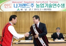 해남 최첨단 과학영농기술 배운 인도 농업기술연수생