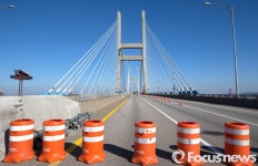 서해대교 통제중