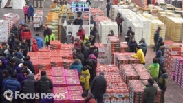 행복한 설 명절은 진주 농산물도매시장의 서비스에서 시작