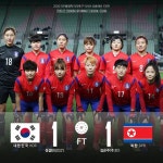[여자축구 올림픽예선] 한국, 강호 북한 상대로 1-1 무승부…순조로운 출발