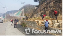 산청 생초면, 관상수 4000주 식재…녹색산청 조성 박차