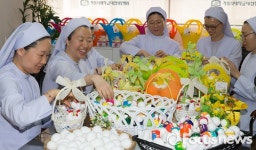 [포커스포토] 대전성모병원, 부활의 기쁨 전해요