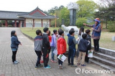 산청 도산초교 목면시배유지 체험학습…목화가 이렇게 왔네