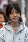 [포커스포토] 아버지 유세 듣는 유담 씨