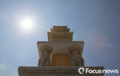 [포커스포토] 사사자 삼층석탑 설치
