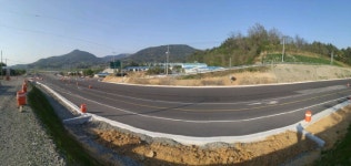 남해군, 국도19호선 공정률 51.4%…공사 순조