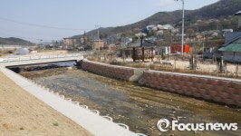 용인시, 유방소하천 3공구 정비 완료