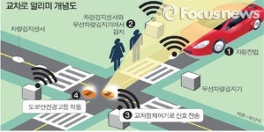 대구 서구 교차로 알림이 설치…어린이 보행 안전도 쑥