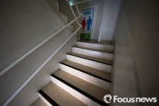 [포커스포토] 폐쇄된 묻지마 살인 현장 화장실