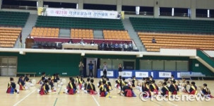 하동군 학생풍물경연대회…얼쑤~ 쌍계초·하동여고 대상이요!