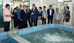 팔팔 끓는 목욕탕 문열어요…순창군 팔덕면 작은목욕탕 준공