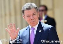 [포토] 노벨평화상, 콜롬비아 후안 마누엘 산토스 대통령