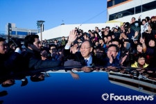 [포토] 충주 떠나는 반기문