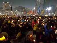 [VR영상] 13차 촛불집회...광화문 촛불파도