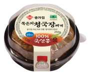종가집, 100% 국산 콩 ‘묵은지 청국장찌개’ 출시