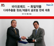 바이로메드, 화일약품과 글로벌 제휴계약 체결