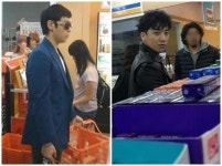 탑 슈퍼마켓 포착, 선글라스 끼고 007 작전? ‘승리도 포착’