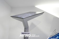 [CEATEC JAPAN 2008]태양열 에너지만으로 LCD TV 구동한다!