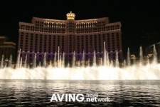 [라스베이거스호텔투어]신년맞이 라스베이거스 벨라지오 분수쇼